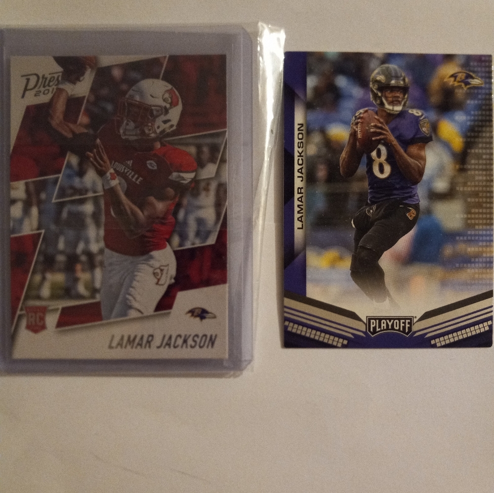 Lamar Jackson 2018-19 trading card